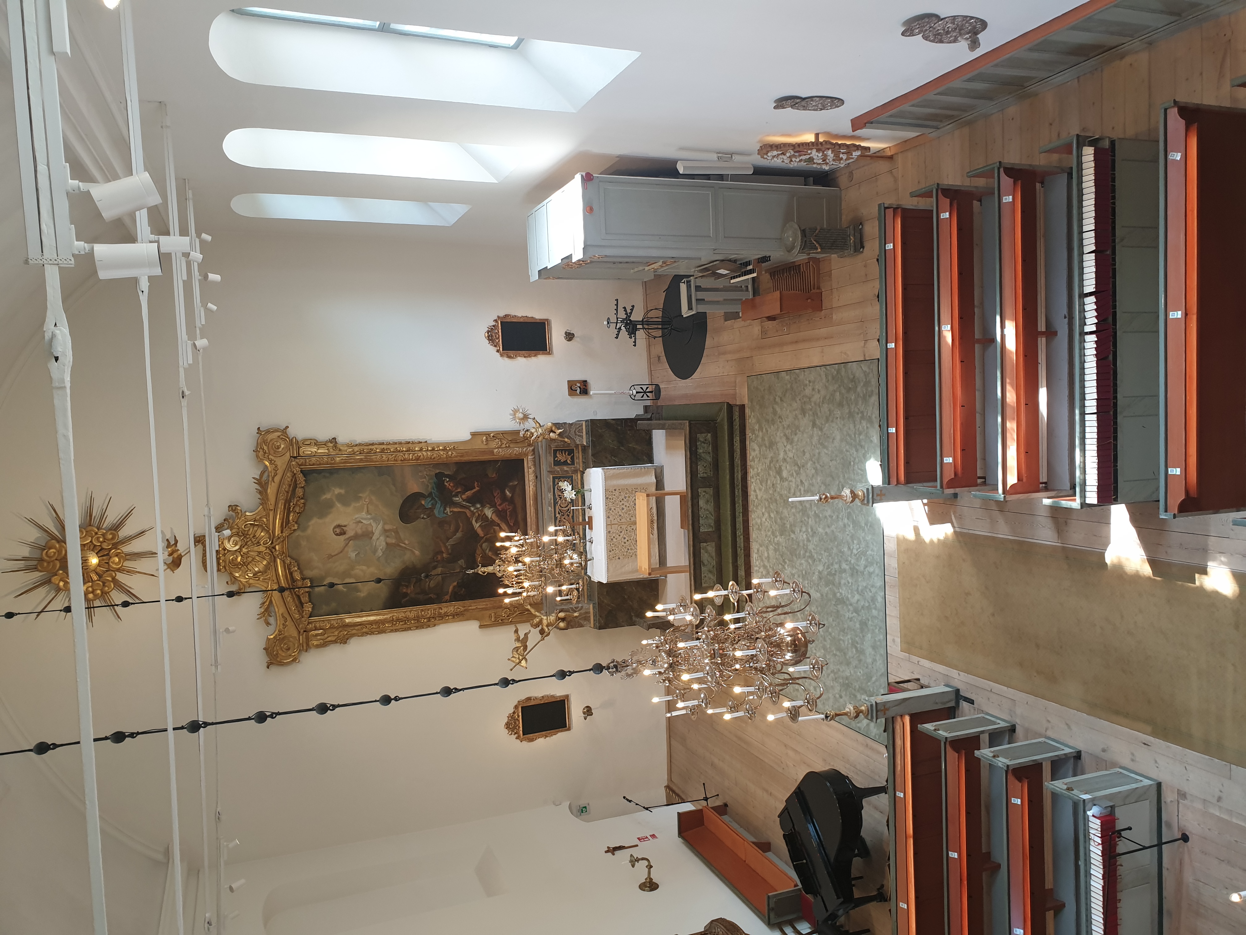 Interior of the Finnish Church in Stockholm